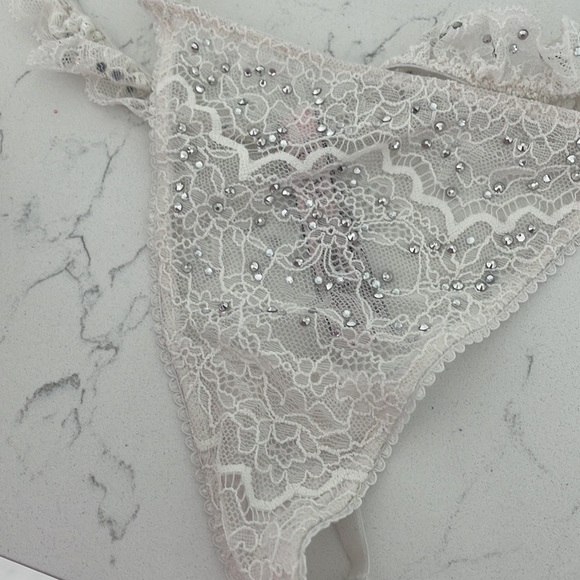 Victoria Secret Sequin Panties and Garter - Picture 2 of 8